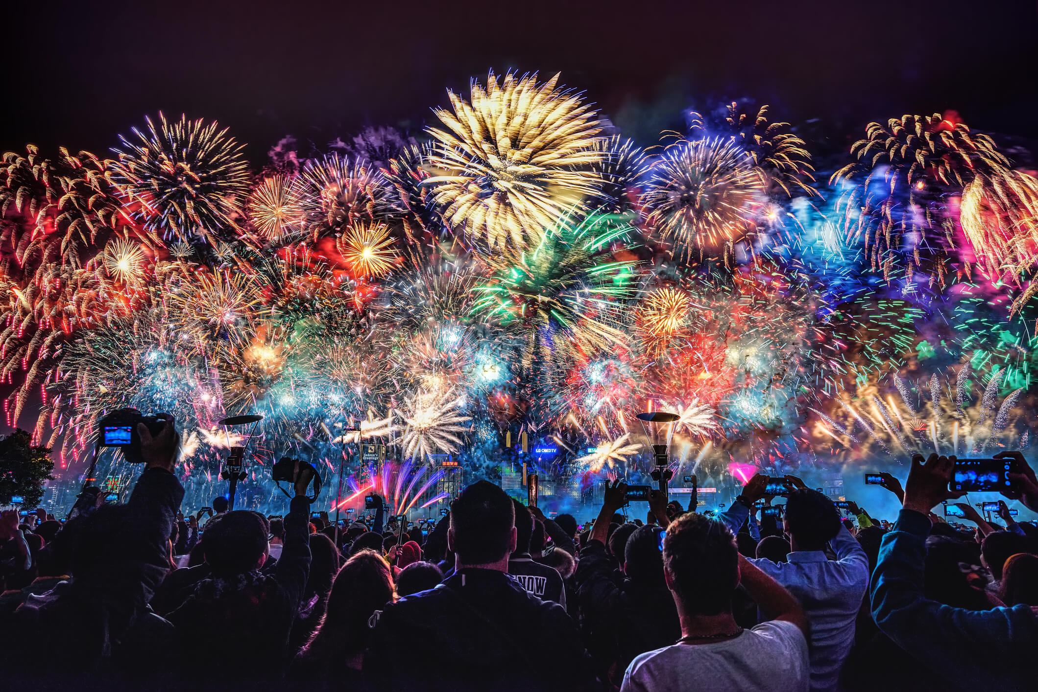 Fuegos artificiales: ¿dónde se realizarán para dar la bienvenida a