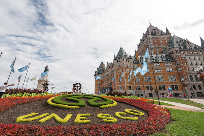 Quebec en primavera es flores, sol y buena música.