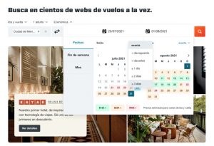 Calendario vuelos flexibles