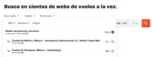 Buscador vuelos KAYAK