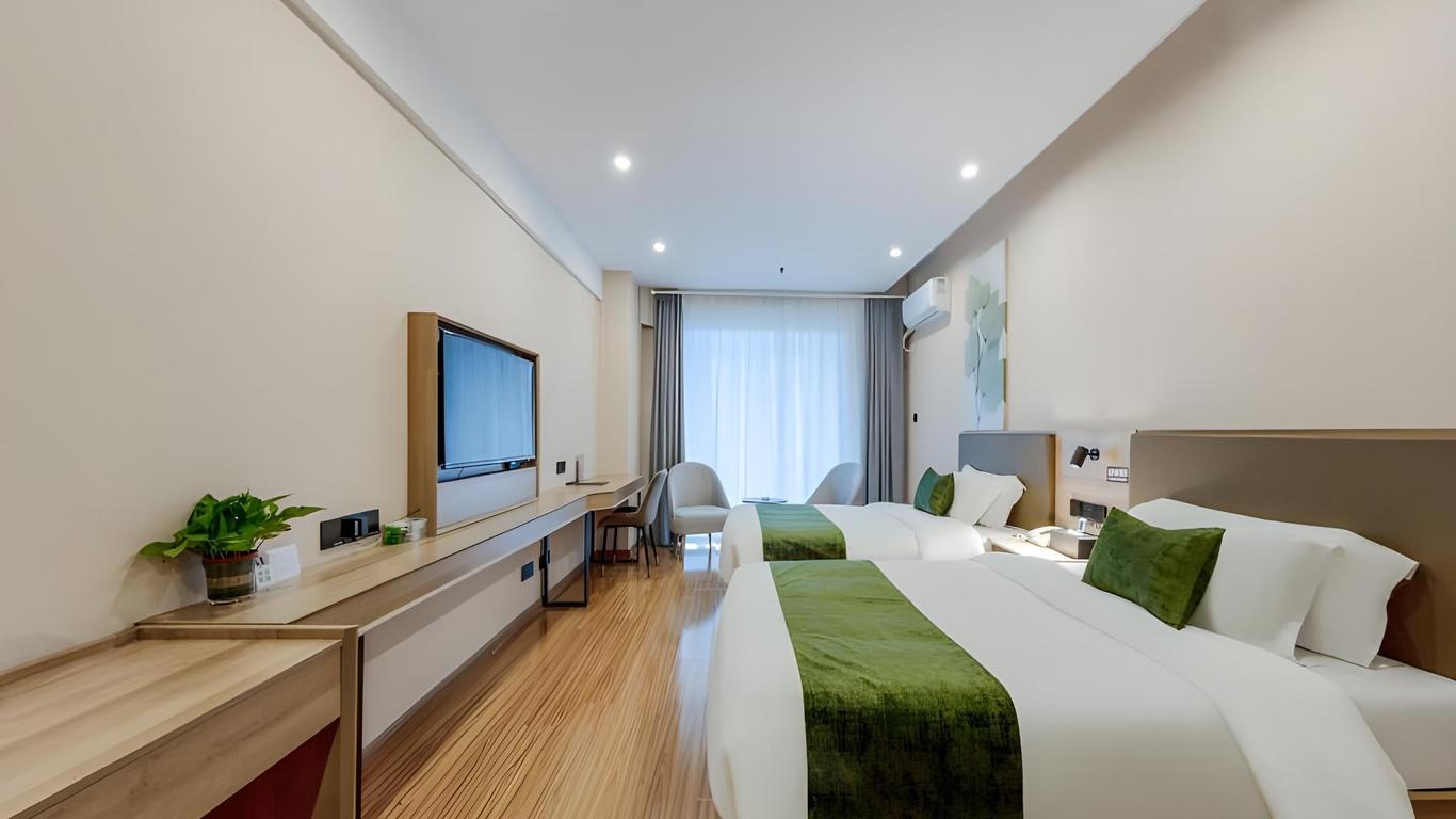 Green Tree Inn Huaibei Railway Station Jinse Yuntian Zhixuan