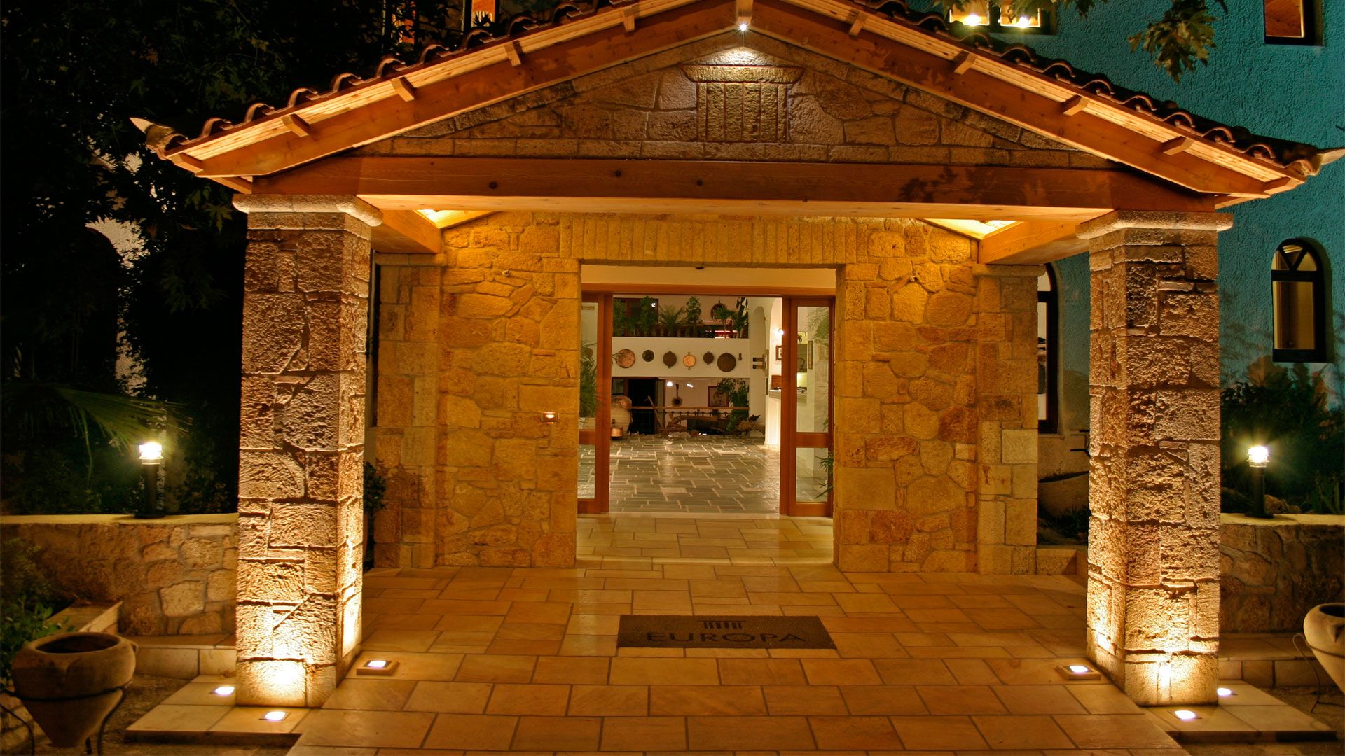 Entrada del hotel